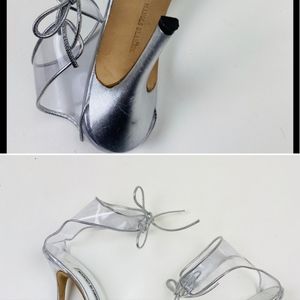 Manolo Blahnik Clear Heels 37.5